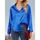thumbnail image 2 of Blusa Moda Casual Holgada Elegante Manga Larga Para Mujer,Rojo,L, 2 of 4