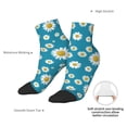 thumbnail image 6 of Pofeuu Daisies Flowers Print 30cm Socks, Adult Running Hiking Socks for Youth and Adult, 6 of 7