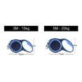 thumbnail image 2 of 3m Retractable Dog Leash Leash Small Medium Large Dogs 20kg 360 Heavy Duty Reflective Nylon Webbing Non Slip Handle One Hand Brake Pause Lock, 2 of 9