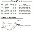thumbnail image 3 of Besolor Women's Silk Seamless Thongs Underwear Low Rise Stretch No Show Panties Soft Breathable Plus Size Briefs, 3 of 4