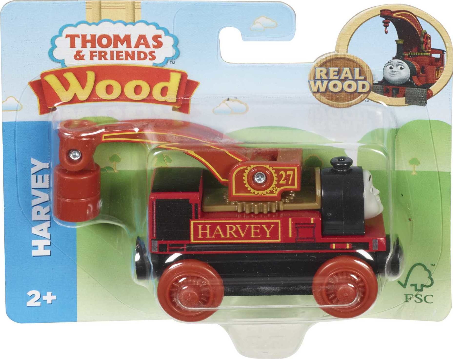 Thomas Friends Wood Harvey Industrial Crane Engine Train Play