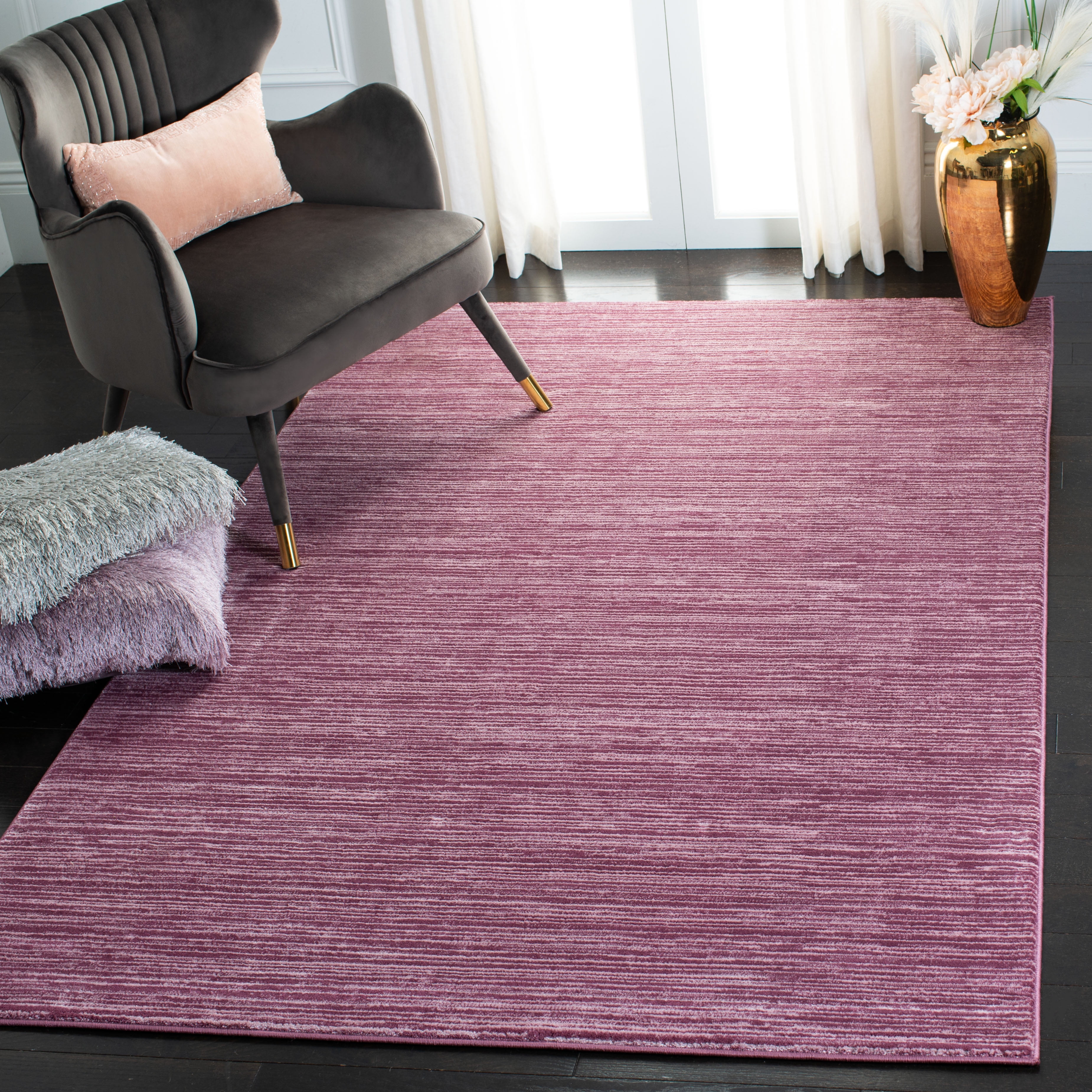 Safavieh Vision Adrasteia Distressed Area Rug, Grape, 6' x 8'