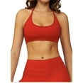thumbnail image 4 of PISONIC 2pcs Women's High-Waisted Leggings & Sports Bra Set - Quick-Dry Workout Outfit with Adjustable Straps, Non-Slip Grip, All-Season Comfort for Yoga, Gym, Training - Solid Color Athletic Wear, 4 of 10