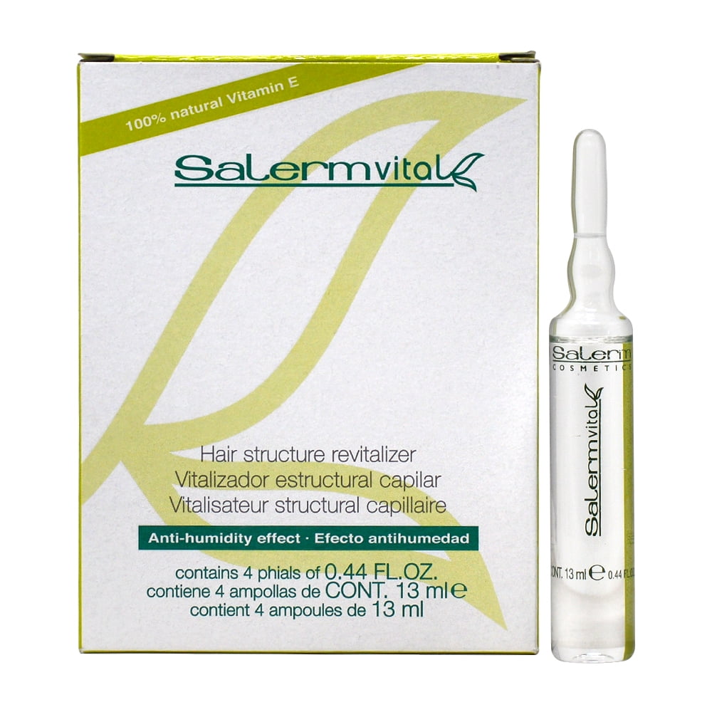 Salerm Vital Capillary Hair Structure Vitalizer Lotion Ample 0.44oz x 4 'Set of 2'