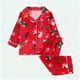 thumbnail image 1 of Cowsor 2 Piece Pajamas Set Kids Sleepwear Cartoon Printed Nightwear Cotton Long Sleeve Shirt Pants Sets, 1 of 4