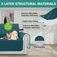 thumbnail image 6 of 100% Waterproof Sofa Cover Machine Washable Couch Cover Non Slip Furniture Protector Slipcover for Dogs, Children, Pets, Chair Size, Aqua Blue, 6 of 9
