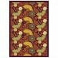 thumbnail image 2 of Pacific Rim 3'10" x 5'4" Area Rug In Color Rust, 2 of 2