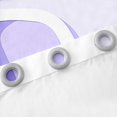 thumbnail image 3 of Erosebridal Initial Letter B Curtains for Living Room, Purple 30%-50% Blackout Curtains Set of 2 (38x54), Kawaii Bow-tie Curtains and Drapes (38x54), Window Curtains Room Decorative, 3 of 6