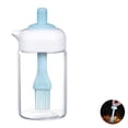 thumbnail image 3 of Contenedor De Aceite De Apertura Amplia, Botella De Cepillo De Condimento Transparente, Dispensador De Aceite Resistente, Botella De Cepillo De Aceite No Tóxico, Seguro Para Cocinar En La Cocina Methold HA027269-02, 3 of 7