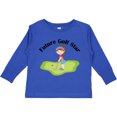 thumbnail image 3 of Inktastic Future Golf Star Girls Golfing Girls Long Sleeve Toddler T-Shirt, 3 of 5