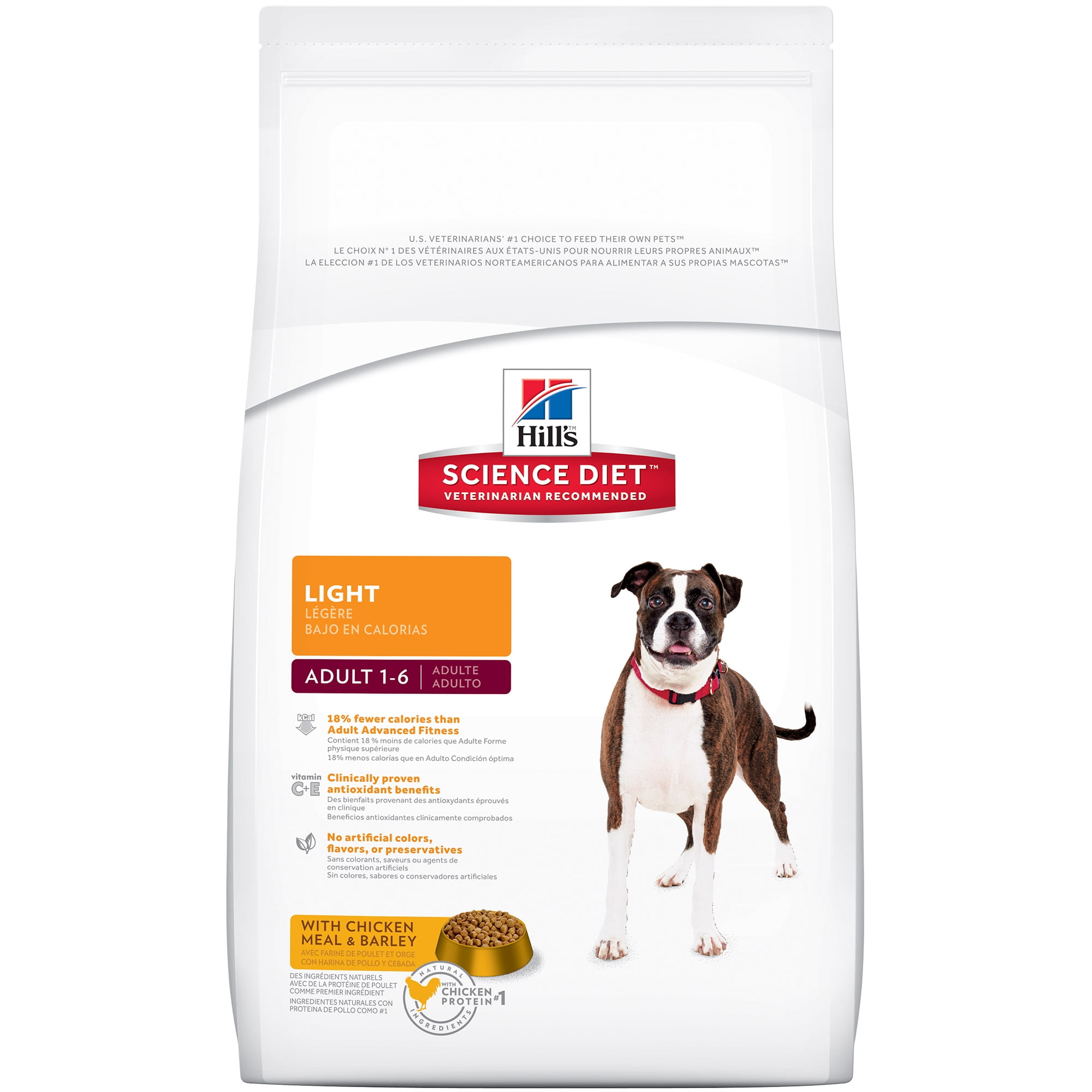 hills reduced calorie dog food