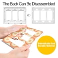 thumbnail image 4 of Yayeee Rocker Switch Wall Plate 1-Gang 4.6"x2.9" Home Decorative Outlet Cover, Orange Circle, 4 of 6