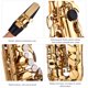 thumbnail image 5 of Saxofón Alto AS-482 en Mi bemol, acabado dorado en latón - Ideal para principiantes y músicos intermedios, incluye estuche rígido, cepillo de limpieza, paño, guantes, 2 correas y soporte para cuello., 5 of 6