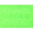 thumbnail image 1 of Ahgly Company Indoor Rectangle Abstract Green Modern Area Rugs, 5' x 8', 1 of 4