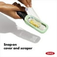 thumbnail image 4 of OXO Good Grips Etched Ginger & Garlic Grater, Green, 4 of 11