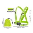 thumbnail image 2 of Reflective Elastic Band Suit Reflective Clothing Night Running Safety Reflective Vest, 2 of 5