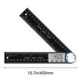 thumbnail image 2 of Guozer Plastic Protractor Angle Finder with Digital Display Woodworking Tools, 2 of 5