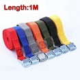 thumbnail image 6 of 1M Lashing Strap W/ Buckle Nylon Quick Release Fr Cargo Tie Down Luggage Bag Green, 6 of 7