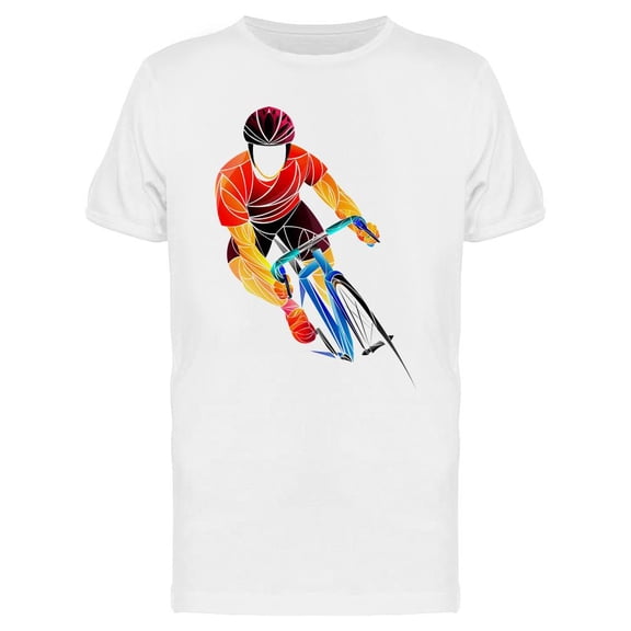 Cycling Tour Athlete T-Shirt Men -Image by Shutterstock, Male 3X-Large