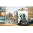 thumbnail image 2 of Ahgly Company Machine Washable Indoor Rectangle Transitional Night Black Area Rugs, 5' x 8', 2 of 7