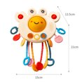 thumbnail image 3 of Juguetes Niños 1 2 Año, Sensoriales Educativos Juguete para Bebe 6 12 18 Regalo de Cumpleaños Navidad Meses Niñas Tirar Pop Fidget Juguetes Actividad de Cuerda para 1 2 3 Años XianweiShao 8390615157162, 3 of 4