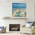 thumbnail image 2 of Stupell Industries Beach Umbrellas on Shore Nature Painting Gallery Wrapped Canvas Print Wall Art, 36 x 36, 2 of 7