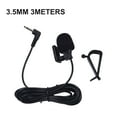 thumbnail image 1 of NEW 3.5mm External Microphone Stereo For Car Radio Cell Phone Laptop Parts AU, 1 of 11