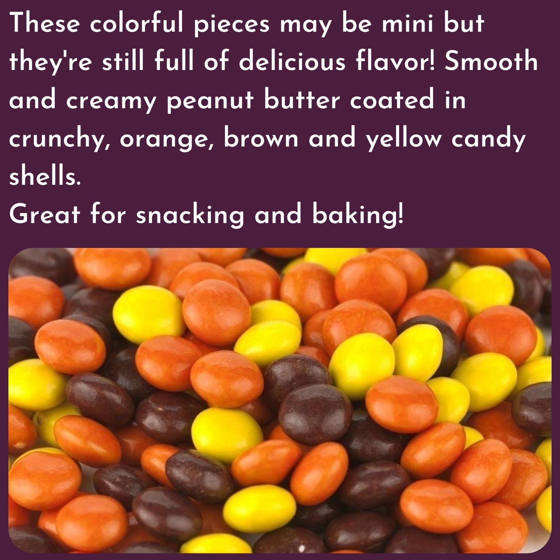 WinCrest Mini Reese's Pieces - 5 Lb Case