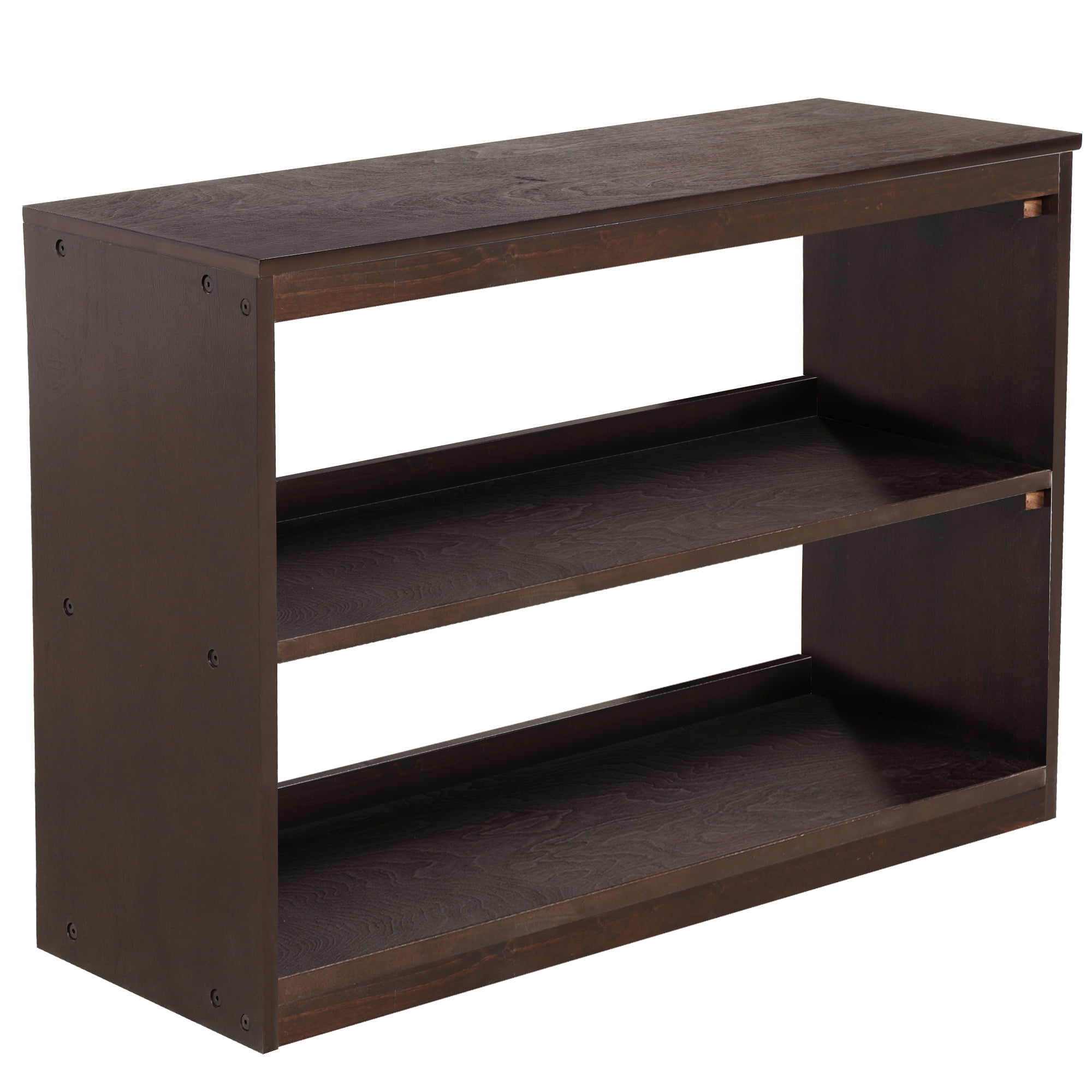 Kepooman Twin Size Low Study Loft Bed with Cabinet & Rolling Desk for Bedroom, Espresso Kepooman Twin Size Low Study Loft Bed with Cabinet & Rolling Desk for Bedroom, Espresso