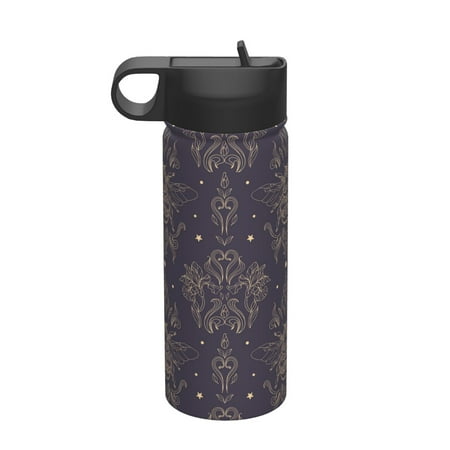 

Matuu Golden Bumblebee for 18oz Durable Thermal Cups Keep Drinks Cold & Hot Insulated Coffee Mug with Lid (With Straw)