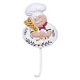 thumbnail image 1 of Resin 3D Italy Chef Adhesive Decorative Hooks Wall Mount CartoonTowel Storage Hook for Home Kitchen Restaurant-#5, 1 of 3