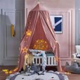 thumbnail image 4 of Monstrate Toldo versátil de poliéster para decoración de habitación y protección eficaz contra mosquitos, dosel de cama plegable Juegos de cama rosa, 4 of 6