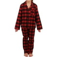 thumbnail image 7 of YUSHOW Boys & Girls Long Sleeve Ultrasoft Holiday Flannel Pajama Set, 2 Piece, Size 7-13Y, 7 of 7