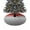 Gray Red, variant on Burnt Orange Gray Ombre Christmas Tree Skirt 36 Inches Large Christmas Skirt Tree, Modern Gradient Abstract Art Tree Skirt Christmas Decorations for Fireplace Party Holidays Indoor Outdoor