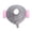 Grey, variant on PrimeGo Dog Cone Collar Flower Adjustable Dog Cone Post Surgery Dog Collar Cute Crab Elephant Cone for Small Medium Dogs And Cats