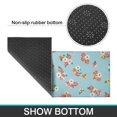 thumbnail image 6 of Pioneer Flower Floral Print Pattern Kitchen Rugs Sets Of 2, Anti Fatigue Non Slip Washable Floor Mats for Kitchen Sink Laundry, 17X30 Inch + 17X47 Inch, 6 of 6