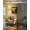 thumbnail image 3 of Lámpara de Pared Recargable iThird Oro con Control Remoto, 3 of 9