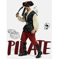 thumbnail image 5 of Joyfy Men Pirate Costume Plundering Sea Captain Set for Adults Halloween Themed Parties, 5 of 8