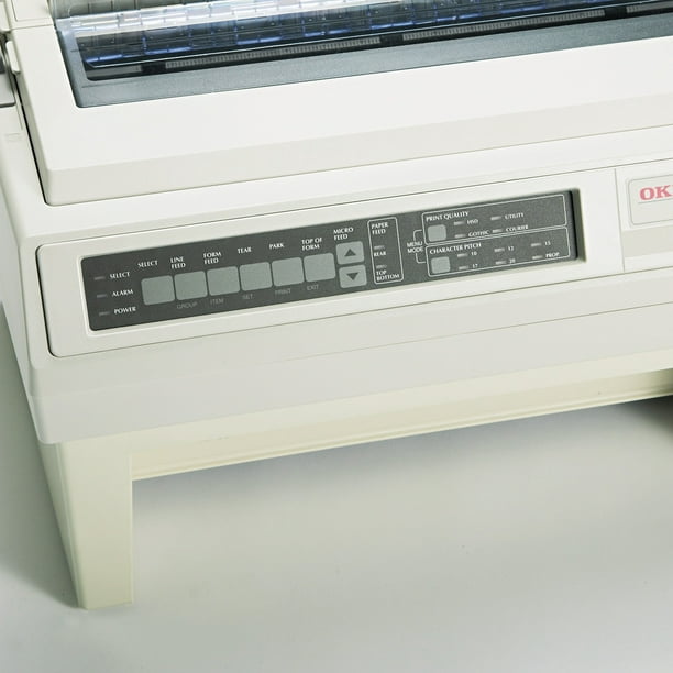 OKI Pacemark 3410 - Printer - B/W - dot-matrix - - 240 x 216 dpi - pin - up to 550 - parallel, serial beige - Walmart.com