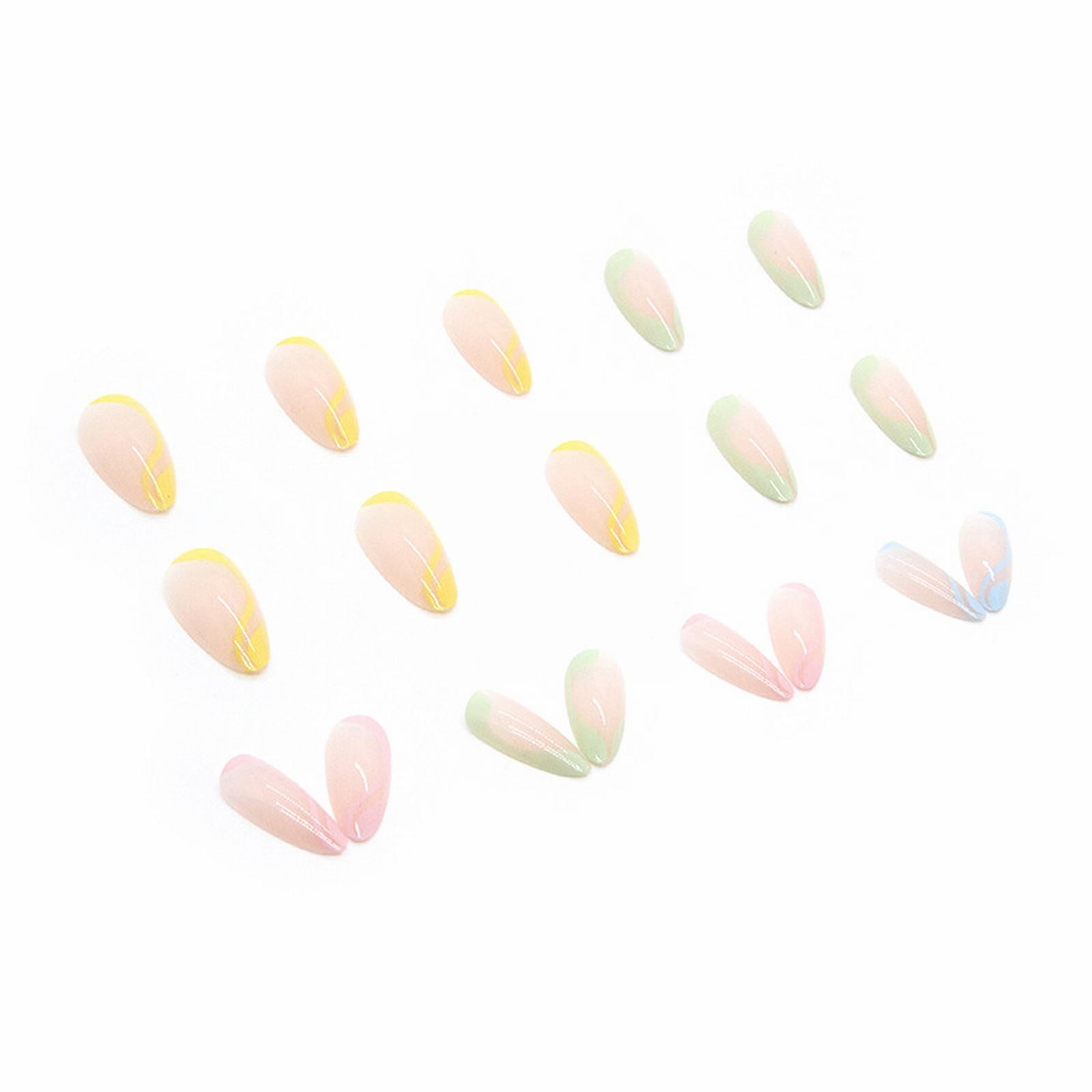 Long Nail Tips Coffin Nail on Medium Static Nails on Nails Long Coffin Flake Acrylic Nails Coffin Nails Tips Coffin Design Acrylic Nails Glue on Tip Nails Nail Tape for on Nails