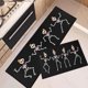 thumbnail image 5 of Advancent Juego de alfombras de cocina de Halloween, alfombrillas resistentes a las manchas para decoración del hogar de otoño, fácil de Hardware estilo2 15.7*24+15.7*47, 5 of 6