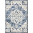 thumbnail image 2 of SAFAVIEH Brentwood Salah Oriental Area Rug, Ivory/Navy, 5'3" x 7'6", 2 of 13