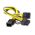 thumbnail image 5 of Xiwai Cable PCI-E PCI Express ATX 6Pin Male to Dual 8Pin 6Pin Female Video Card Extension Splitter Power Cable, 5 of 7