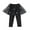 Black, variant on XBASW Toddler Kids Girls Leggings with Tulle Tutu Skirts Spring Fall Girls Casual Pantskirt Dance Trousers for 2-8 Years