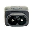 thumbnail image 3 of Eaton Tripp Lite Series IEC C8 to IEC C13 Power Cord Adapter - 10A, 125V, Black - Power connector adapter - IEC 60320 C8 to power IEC 60320 C13 - AC 125 V - 10 A - black - North America, 3 of 3