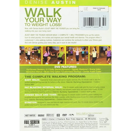 Blast Away the Pounds - Indoor Walk (DVD), Lions Gate, Sports & Fitness