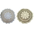 thumbnail image 2 of MesaSe Hand Weave Lace  Doilies Crochet Hollow Out Small Tablecloth Vintage Table Cover Furniture Decor, 2 of 9