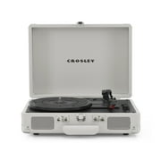 Crosley Cruiser Plus Vinyl Record Player with Speakers with wireless Bluetooth - Audio Turntables