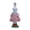Pink-PK-home supplies, variant on LEFTHIGH Home Easter Cute Resin Rabbits Ornament Home Garden Decoration Supplies Desktop Shelf Mantel Figurine 3.5x3.5x13cm Blue Pink Purple Household Essentials