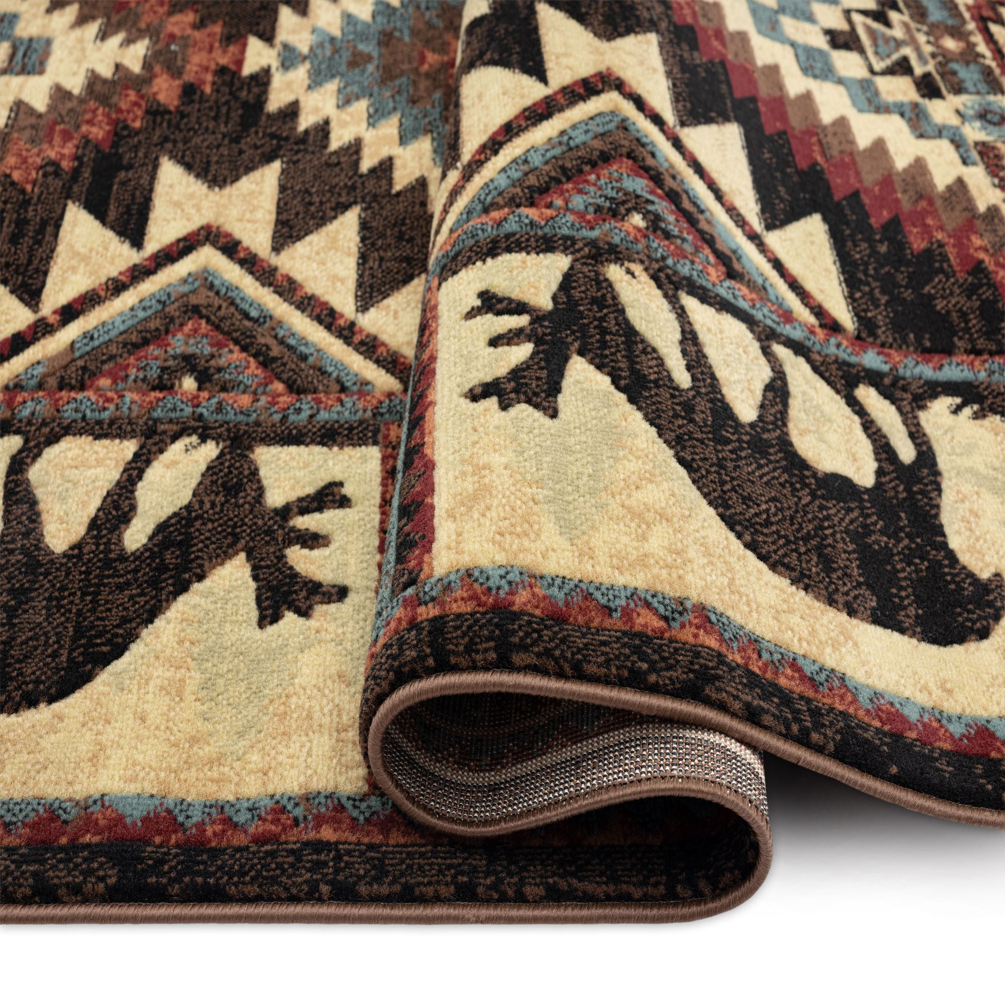 Home Dynamix Buffalo Rustic Area Rug, Southwest, 5'2"x7'2" Rectangle